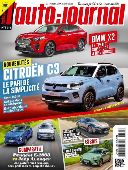 Title details for L'auto Journal by Editions Reworld Springer - Available
